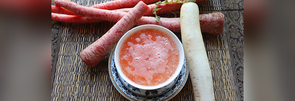 CARROT WHITE RADISH (MOOLI) DRINK