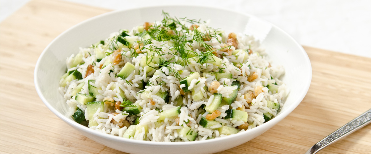 HEALTHY SPRING RICE SALAD